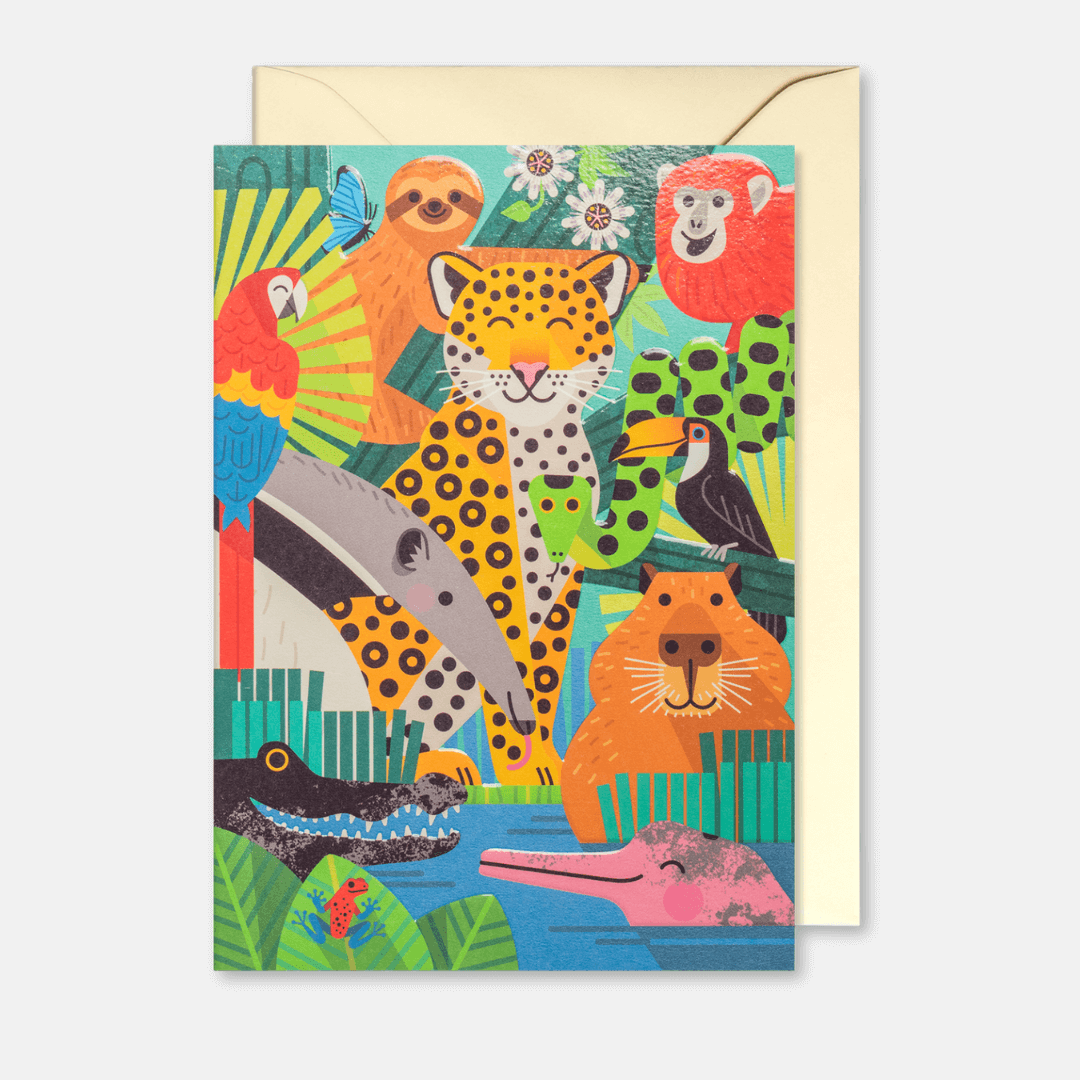 Friends of the Rainforest Greetings Card