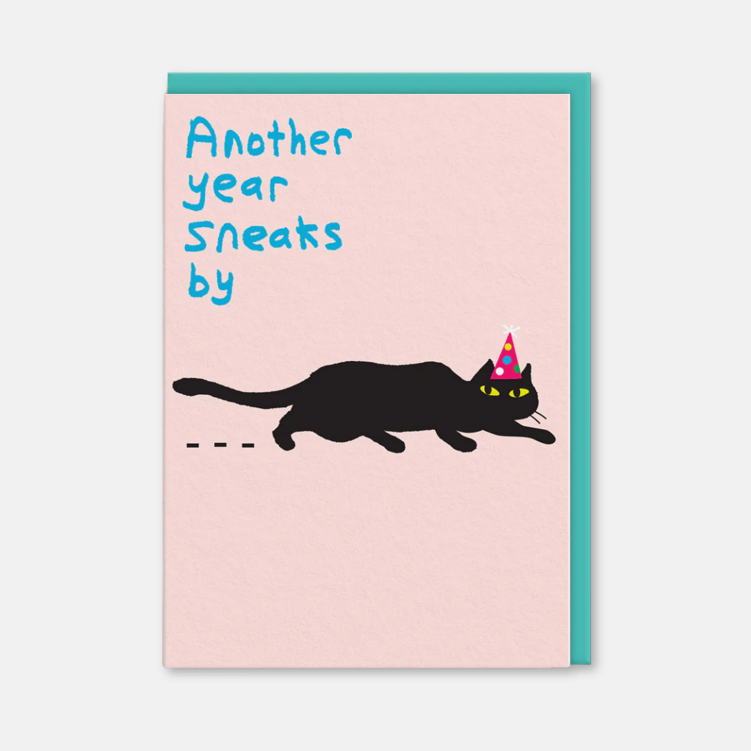 Another Year Sneaks By Greetings Card