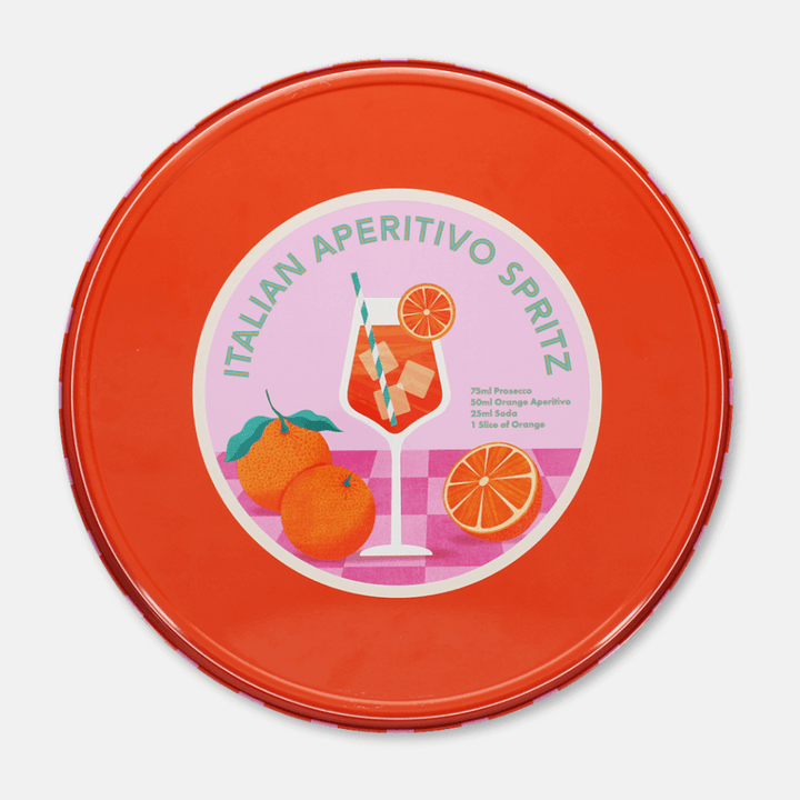 Aperitivo Spritz Metal Serving Tray