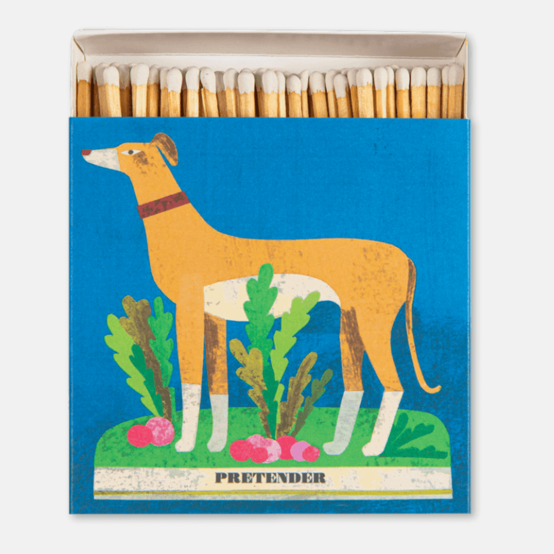 Whippet and Radishes Box of Matches