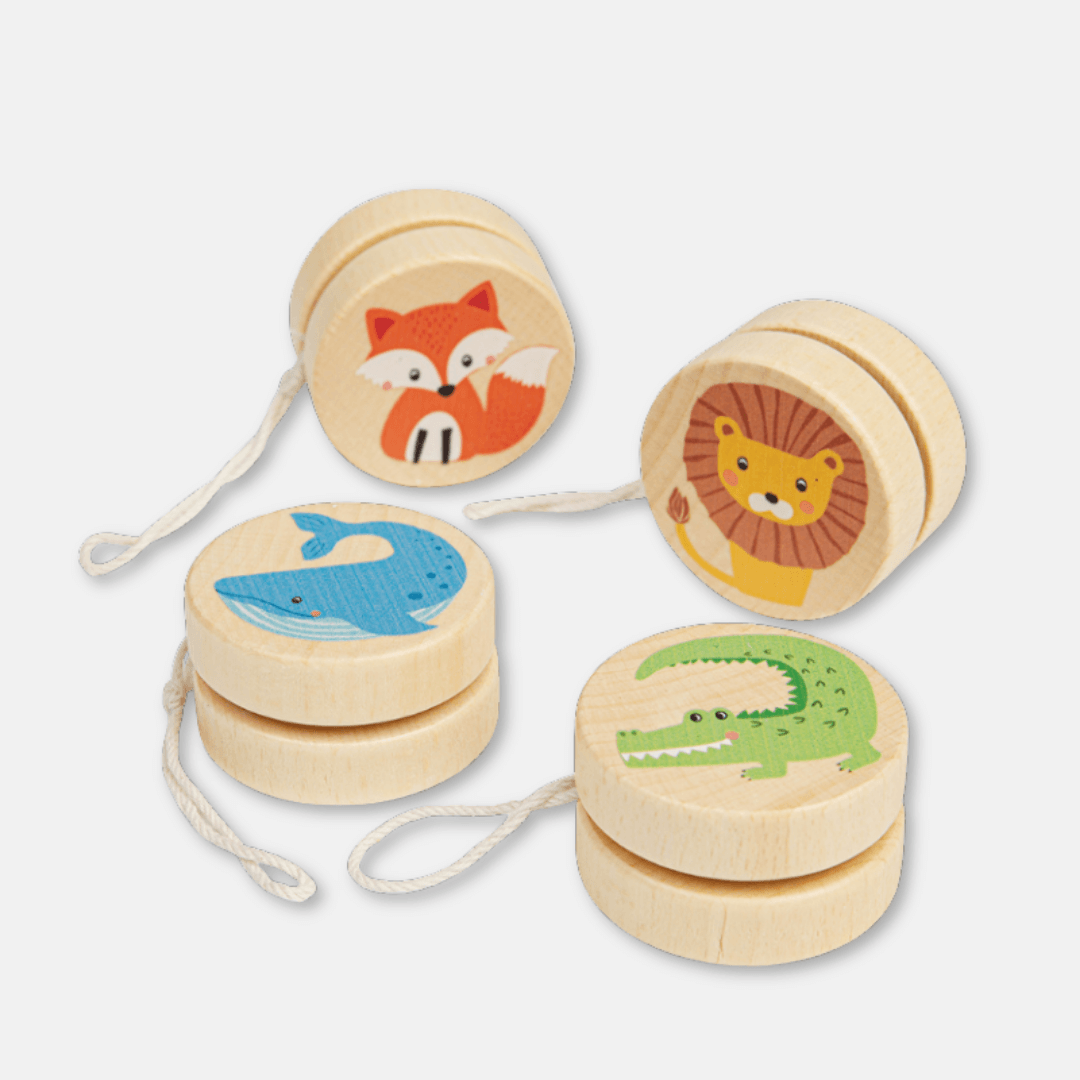 Wooden Wildlife Yo-Yos