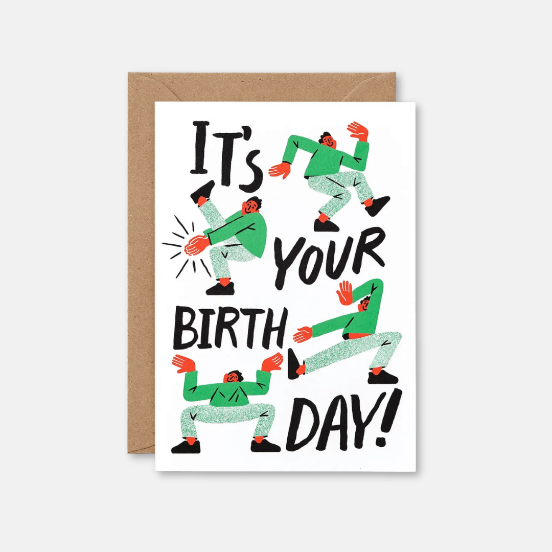Birthday Dance Greetings Card