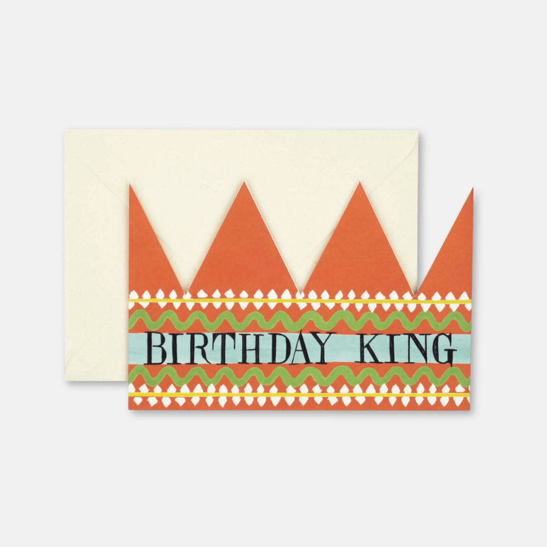 Birthday King Party Hat in Envelope