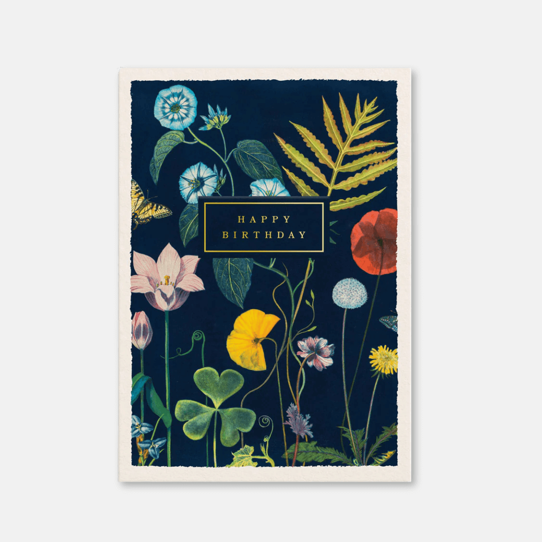 Birthday Poppies Greetings Card