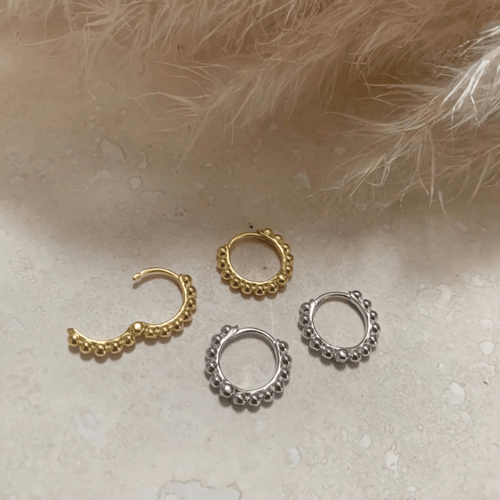 Bubble Hoop Earrings