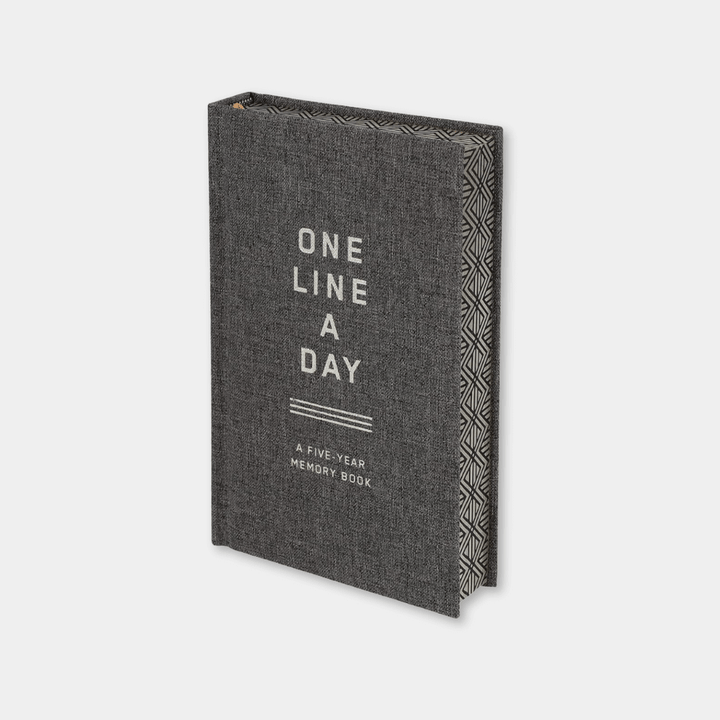 Charcoal Canvas One Line A Day Diary