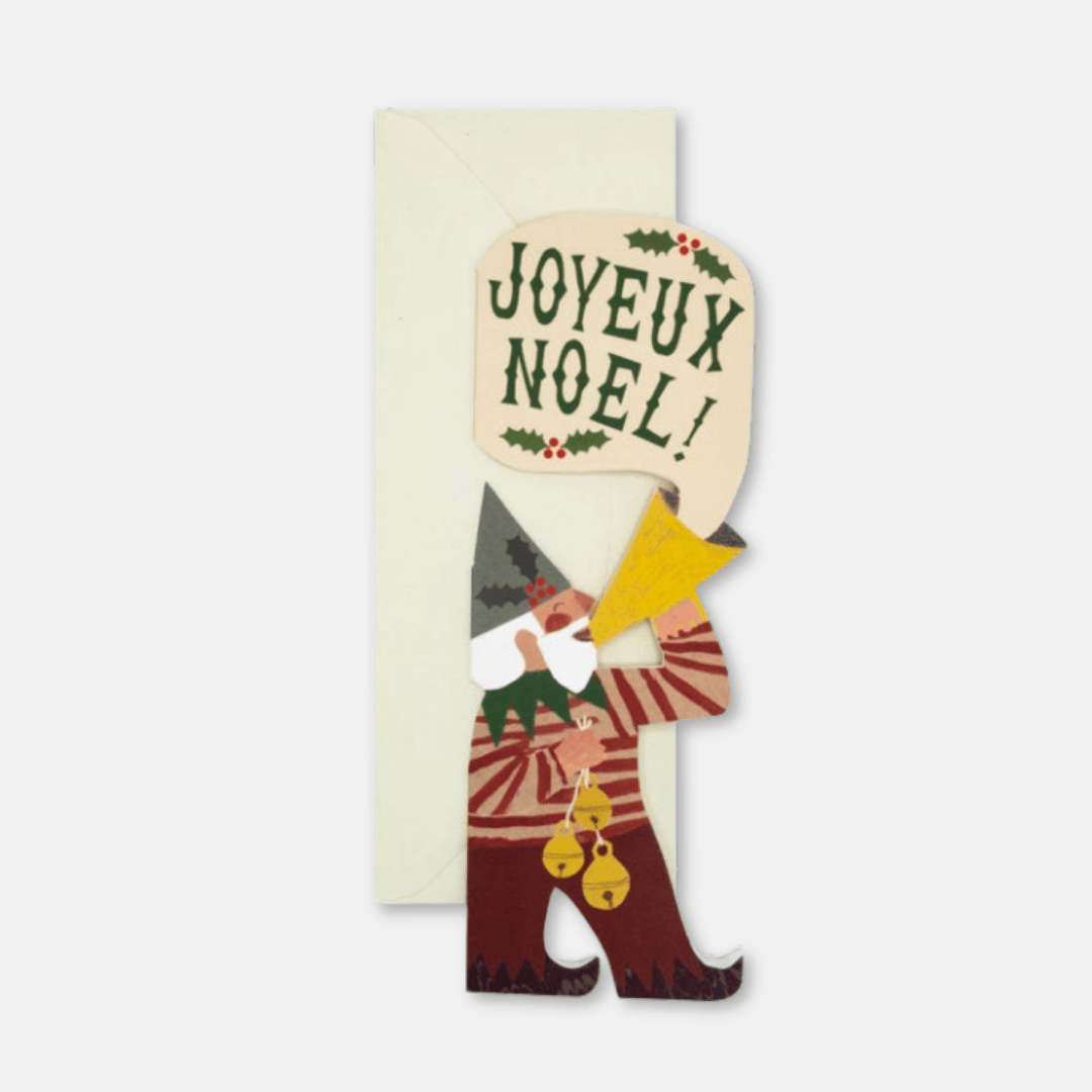 Christmas Elf Grandad Greetings Card