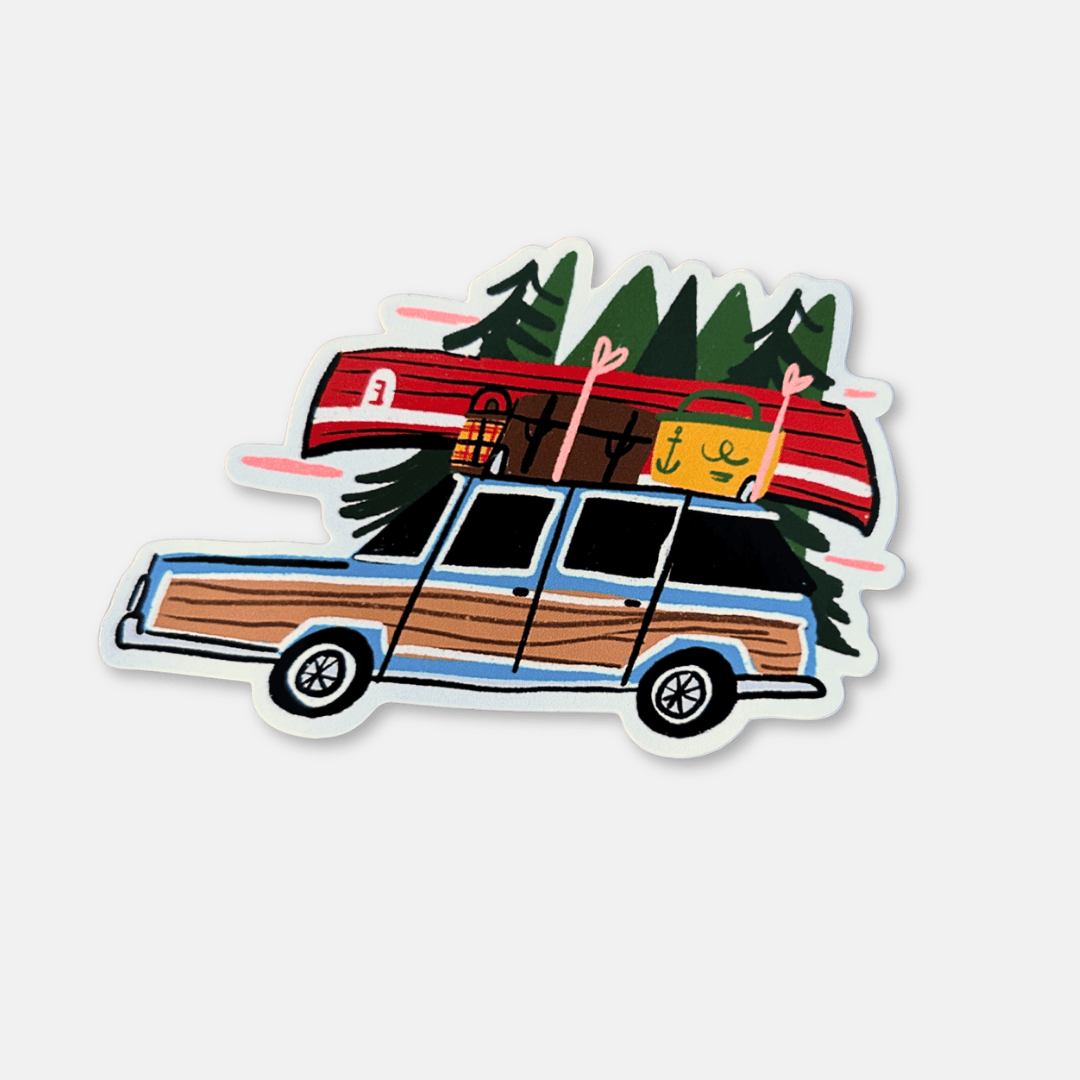Camping Car Vinyl Sticker