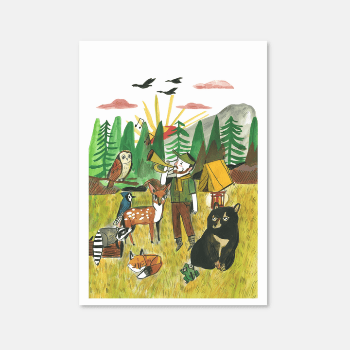 Call Of The Wild A4 Art Print