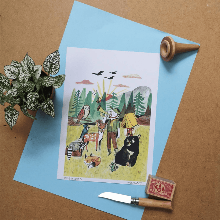 Call Of The Wild A4 Art Print