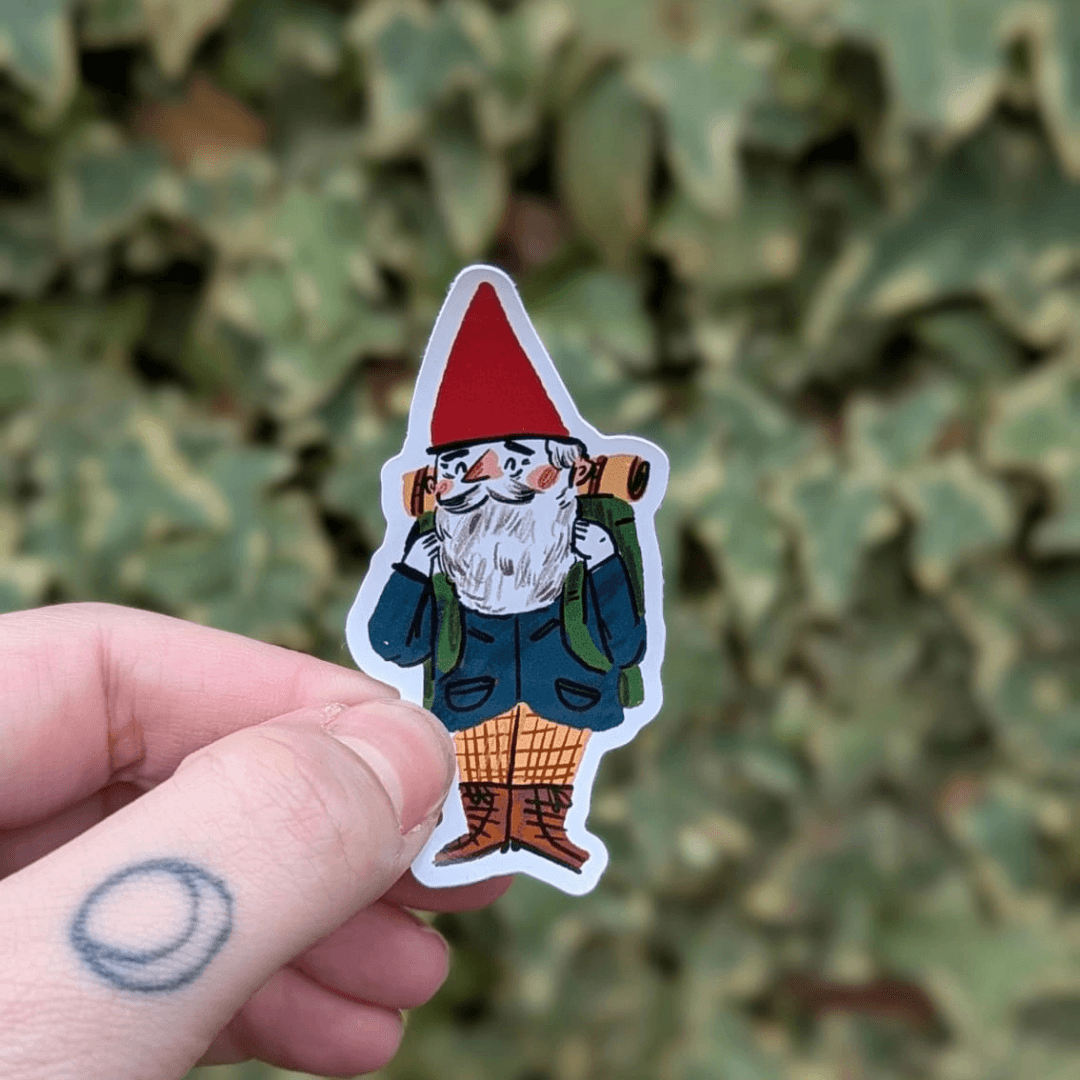 Gnome Vinyl Sticker