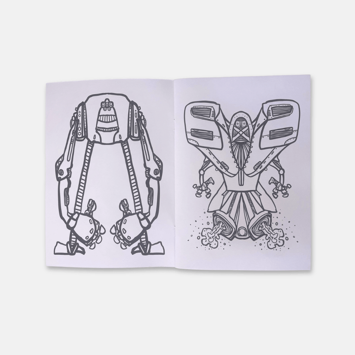 Robots Colouring Book