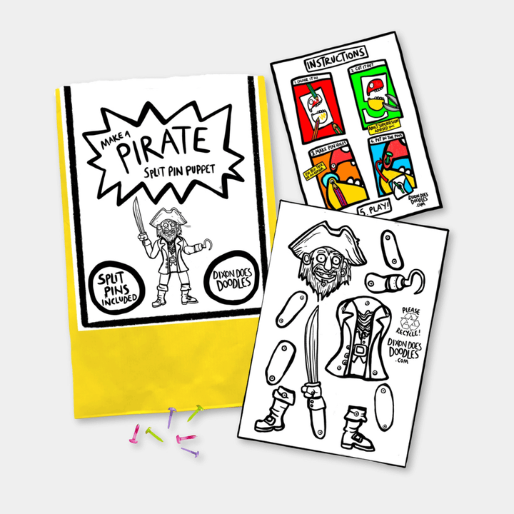 Pirate Pin Puppet Kit