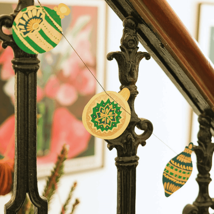 Christmas Bauble Paper Garlands