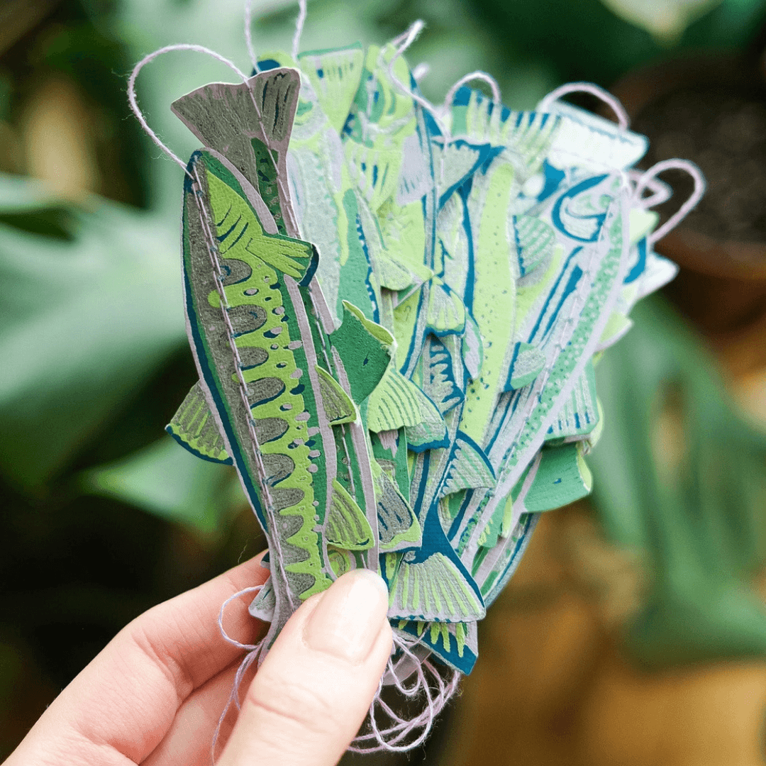 Tasty Anchovies Paper Garland