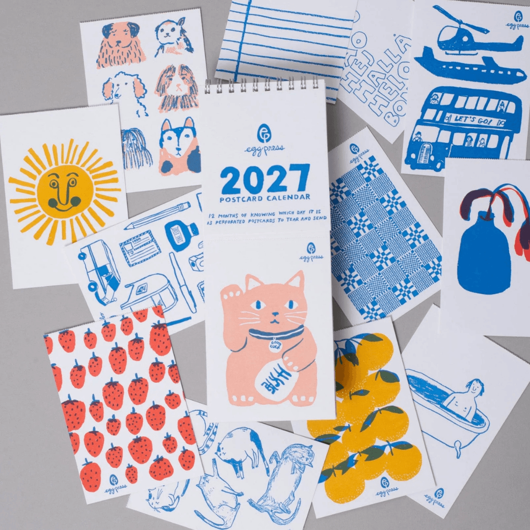 2027 Postcard Calendar