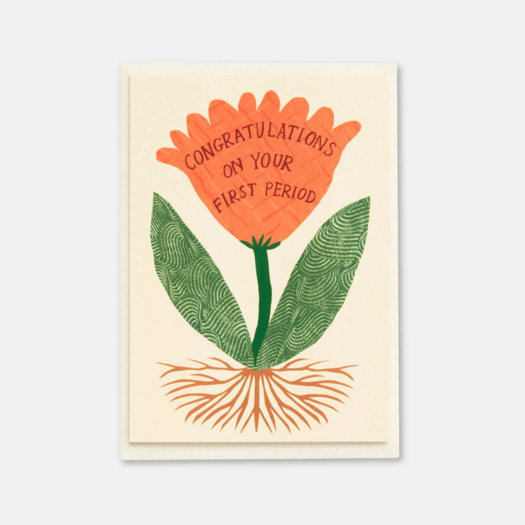 First Period Greetings Card