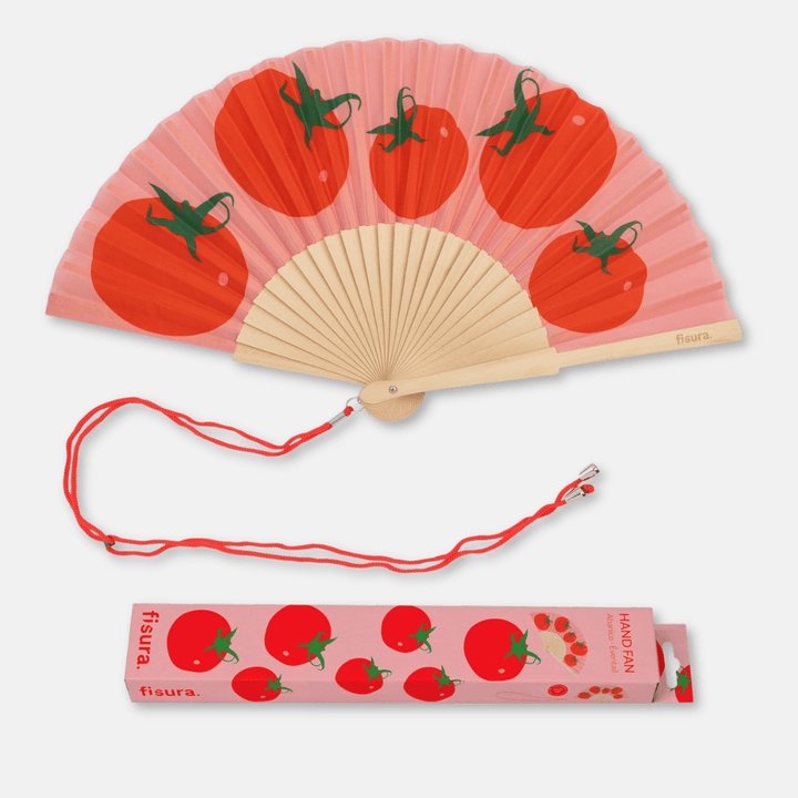 Foodie Wooden Folding Fans