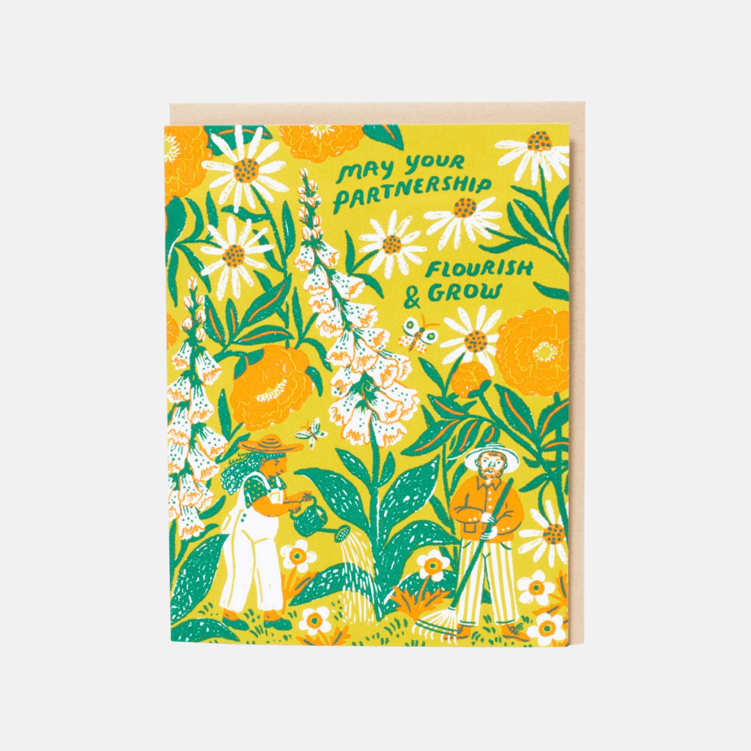 Flourishing Partnership Greetings Card