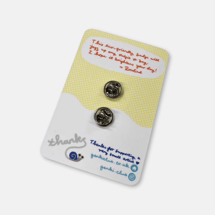 Soy Sauce Demon Wooden Pin Badge