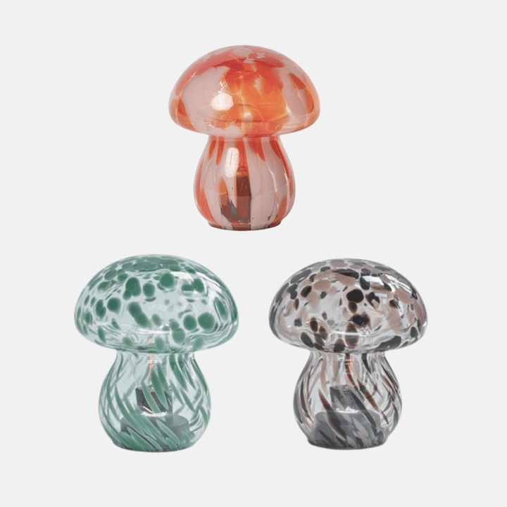 Glass Mushroom Lamps