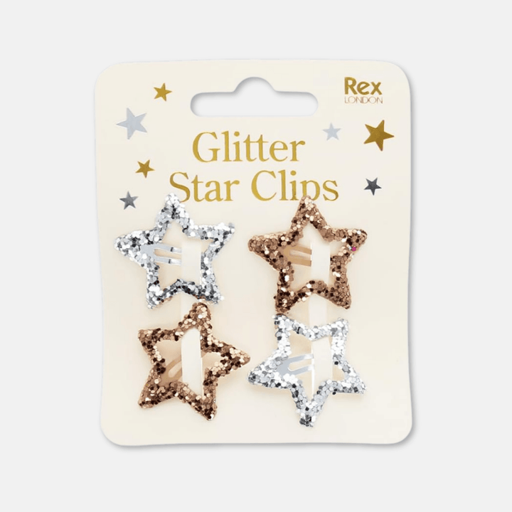 Colourful Star Hair Clips