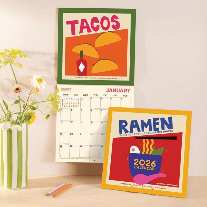 2026 Dishes Around The World Calendar