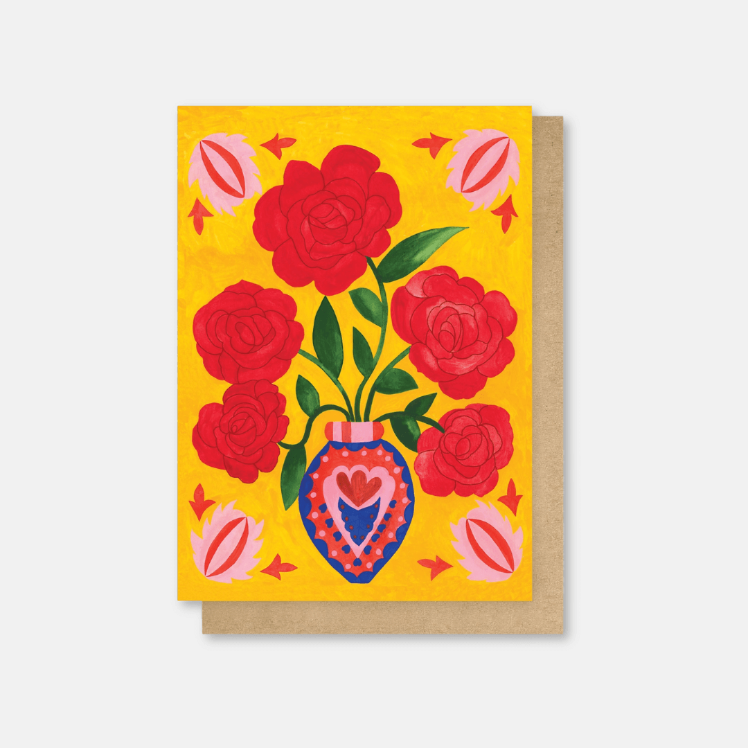 Guldasta Vase Greetings Card
