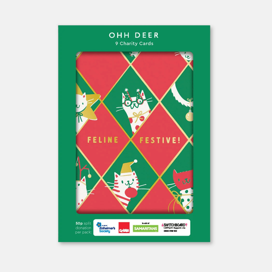 Hello Lucky! Christmas Greetings Cards 9 Pack