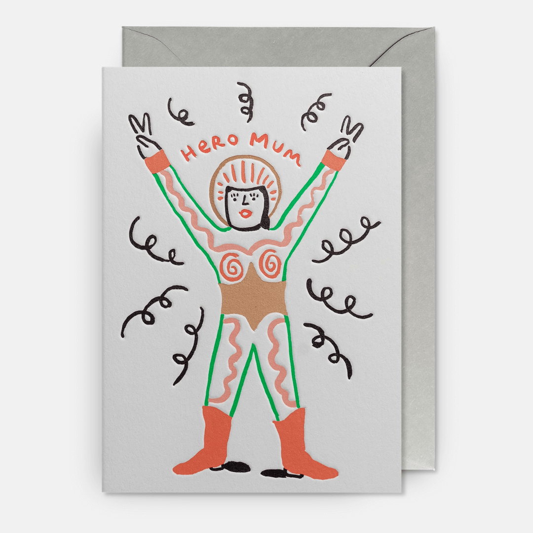 Hero Mum Greetings Card