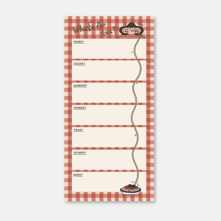 What's For Tea? Note Pad