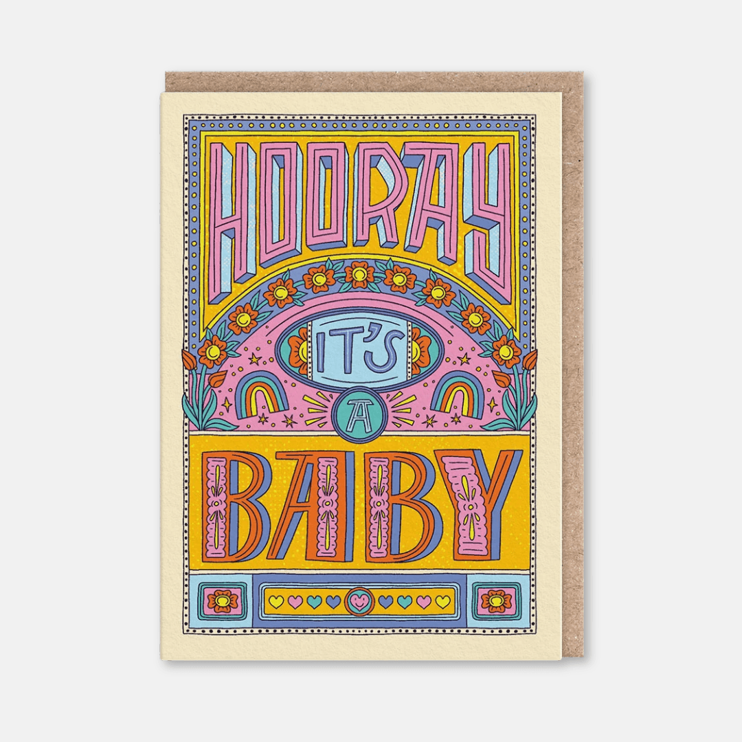 Hooray New Baby Greetings Card
