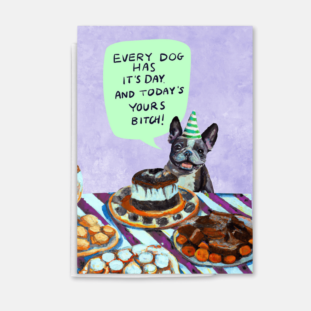 Every Dog Birthday Greetings Card