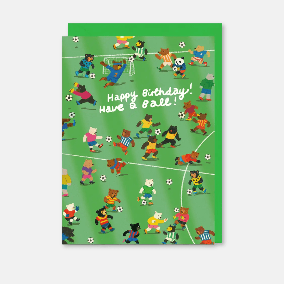 Football Birthday Greetings Card