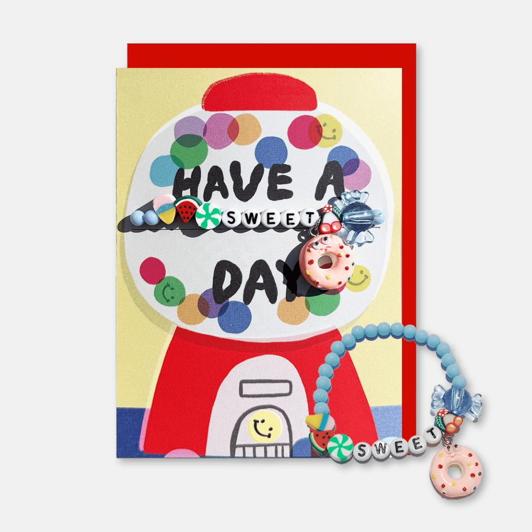 Sweet Day Greetings Card with Bracelet
