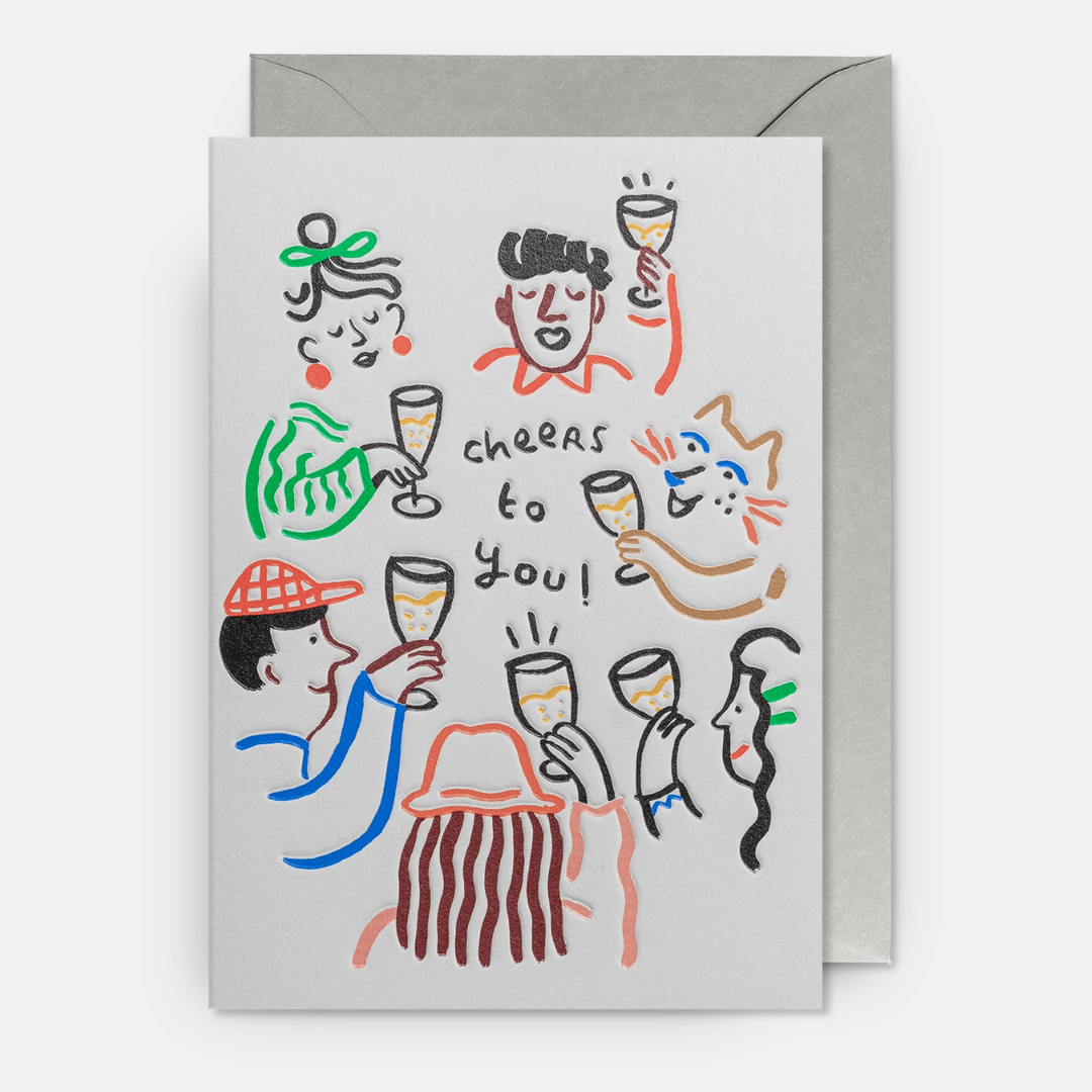 Cheers To You Greetings Card