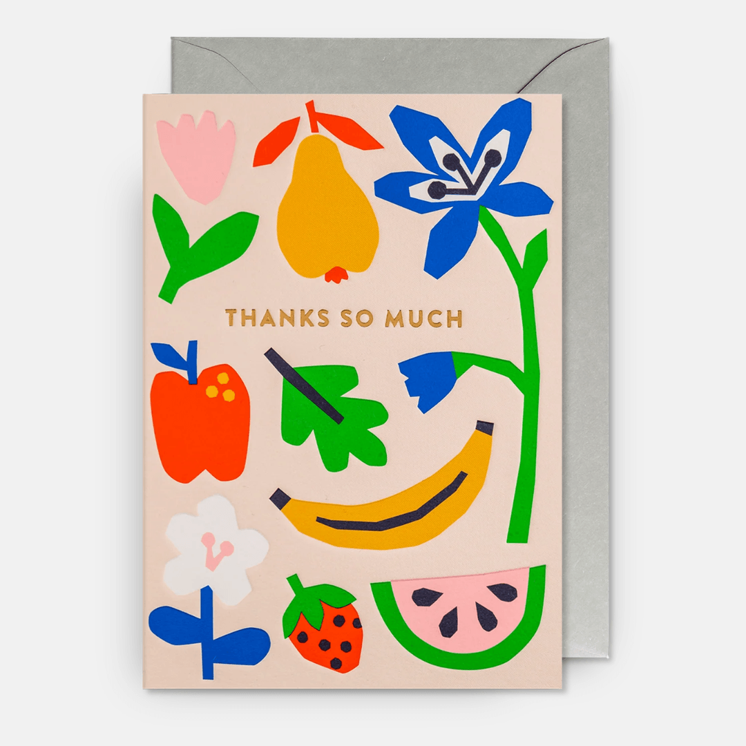 Thanks So Much Greetings Card