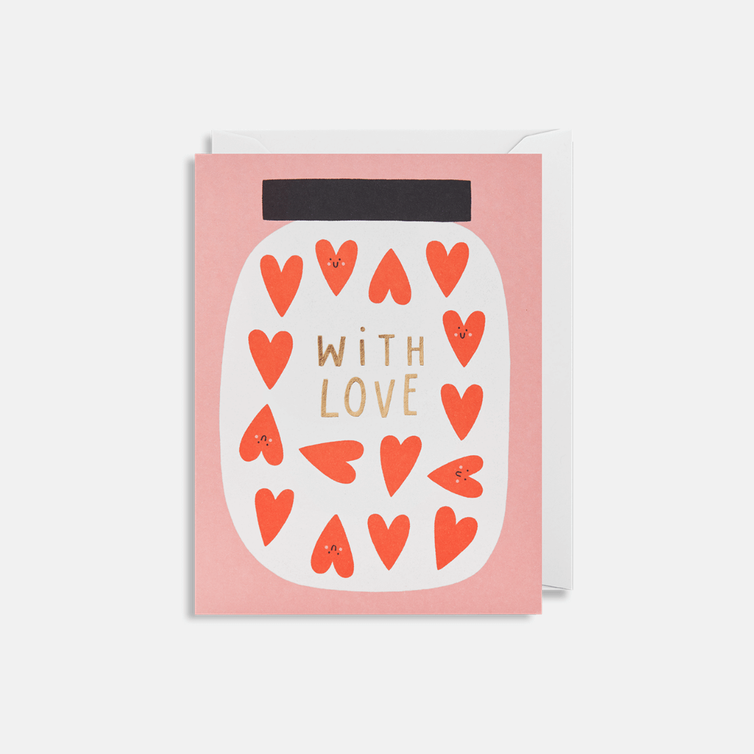 With Love Mini Greetings Card