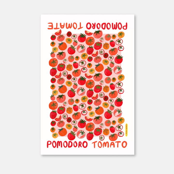 Pomodoro Tomatoes Organic Tea Towel