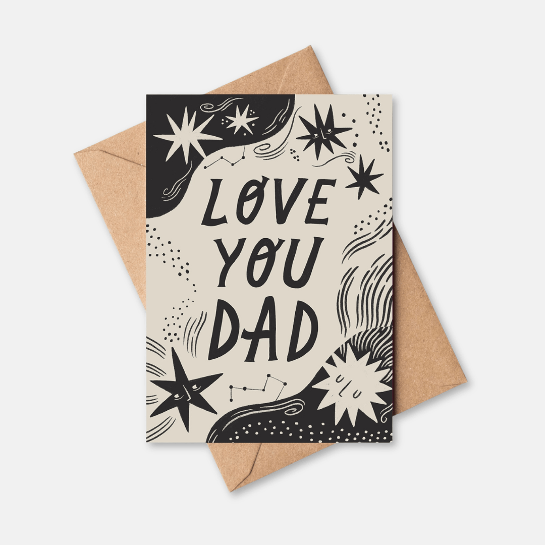 Love You Dad Greetings Card