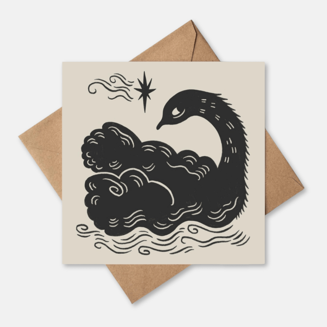 Swan Greetings Card