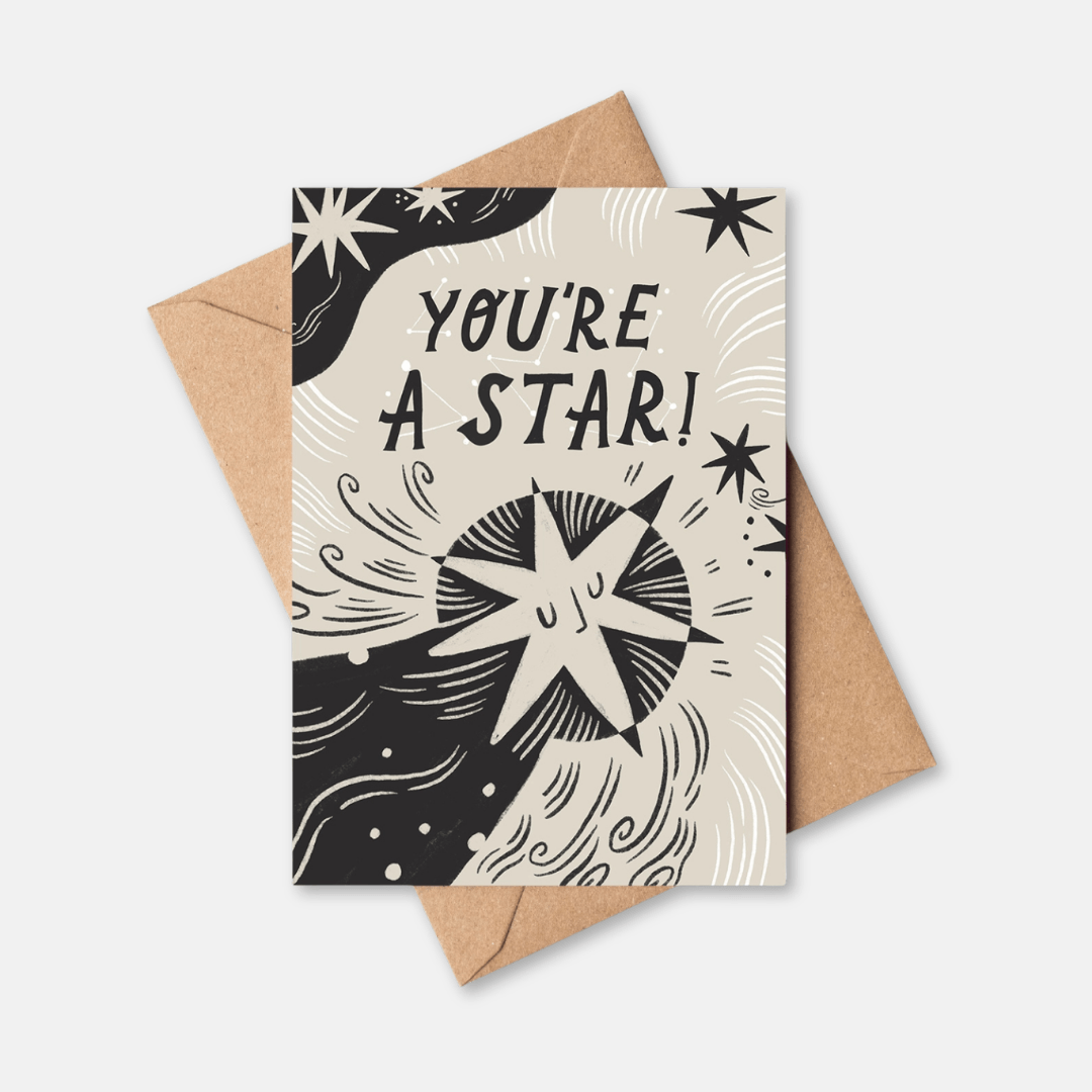 You're A Star Greetings Card