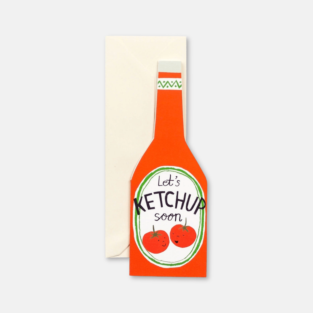 Let's Ketchup Soon Greetings Card