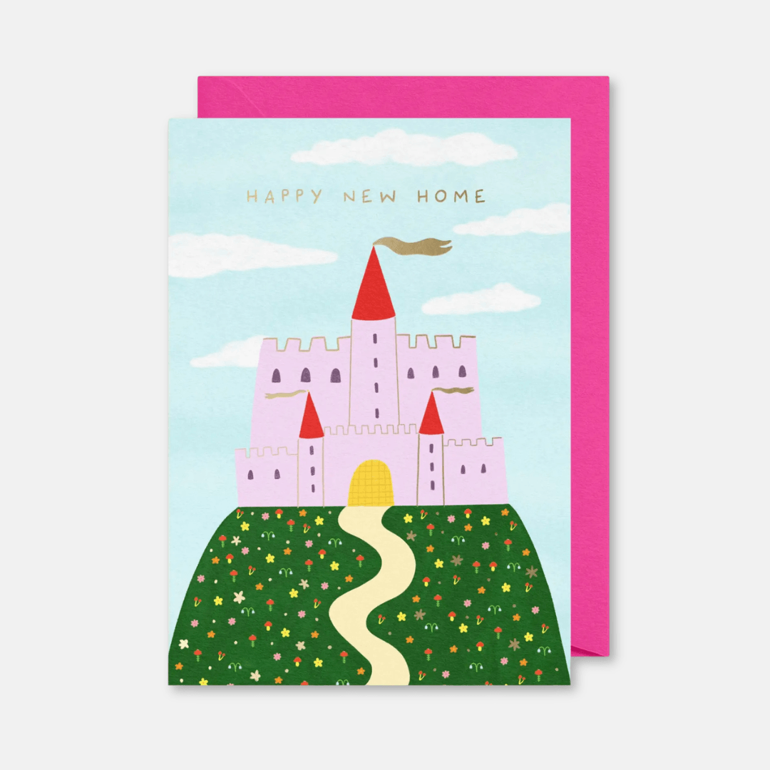Castle New Home Greetings Card
