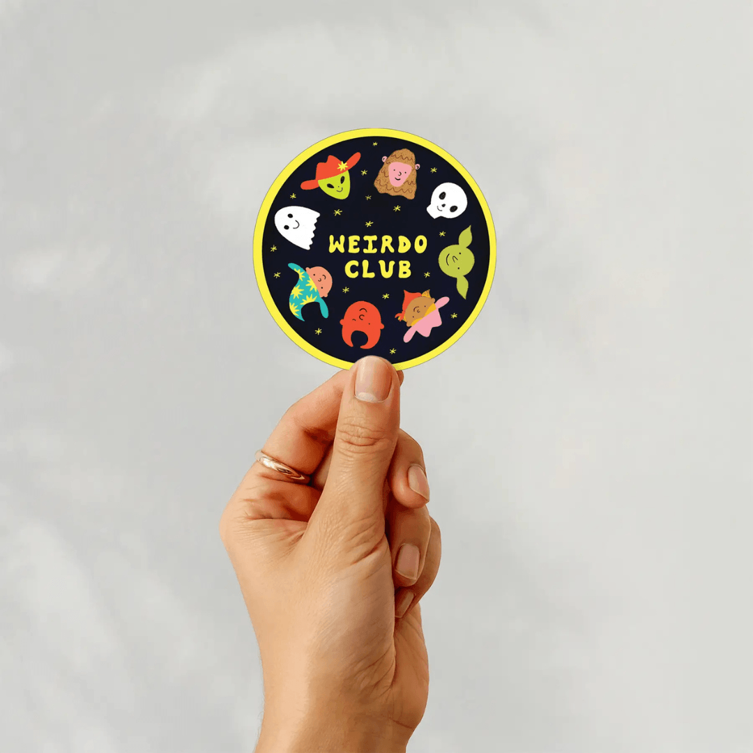 Weirdo Club Vinyl Sticker