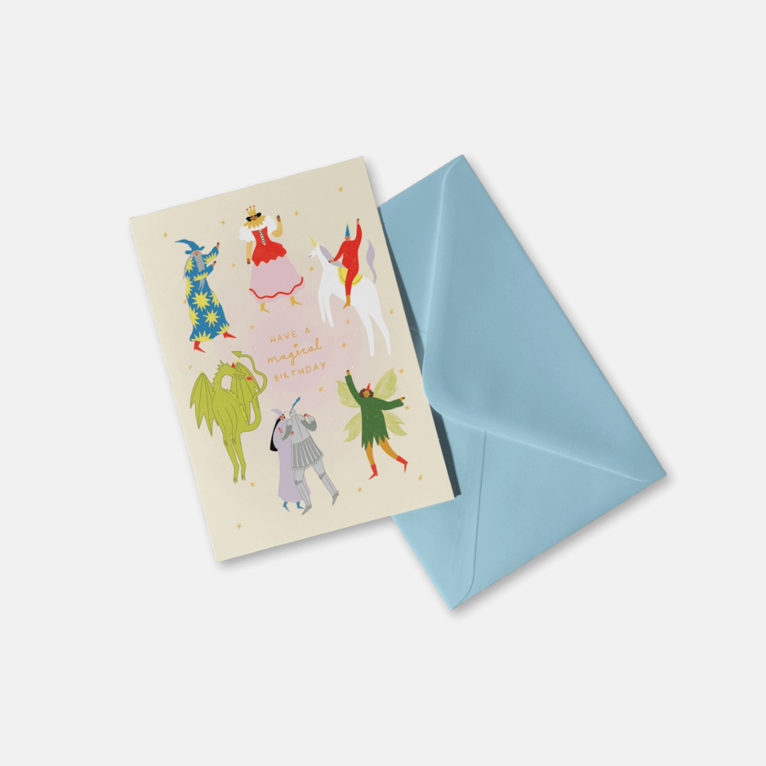 Magical Birthday Folklore Greetings Card