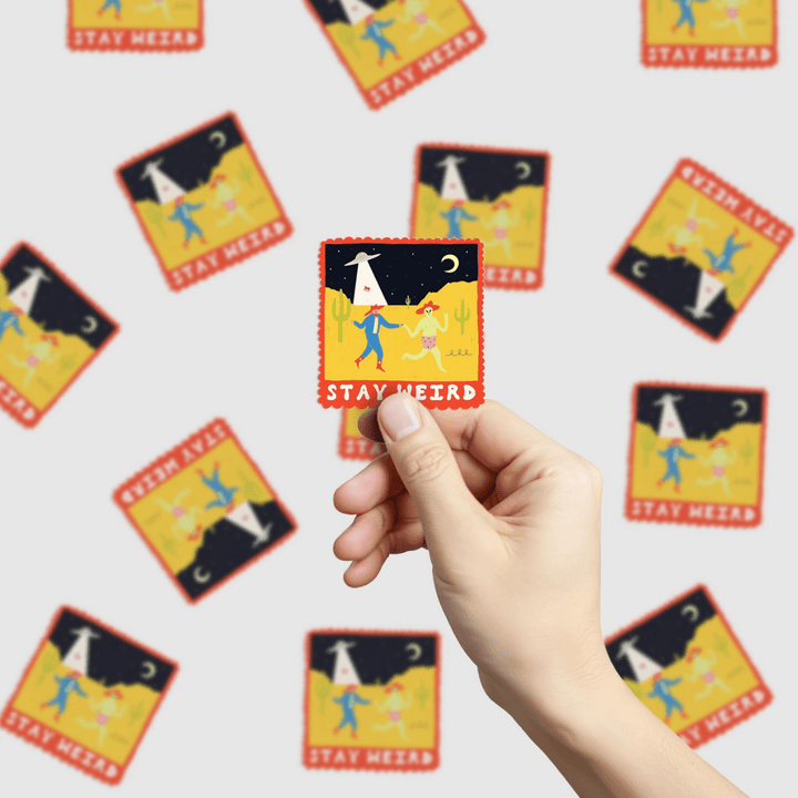 Stay Weird Vinyl Sticker