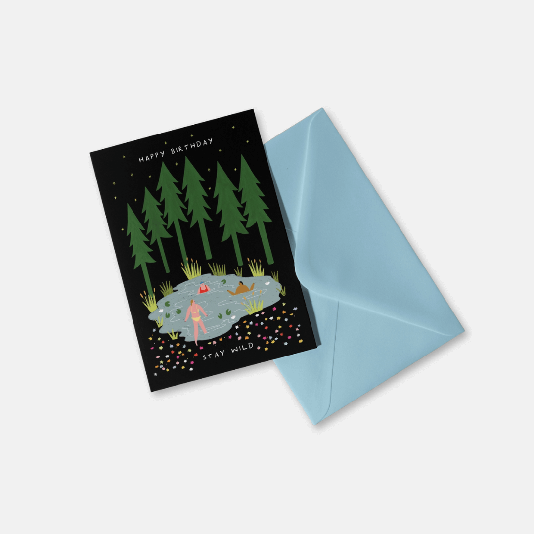 Stay Wild Birthday Greetings Card
