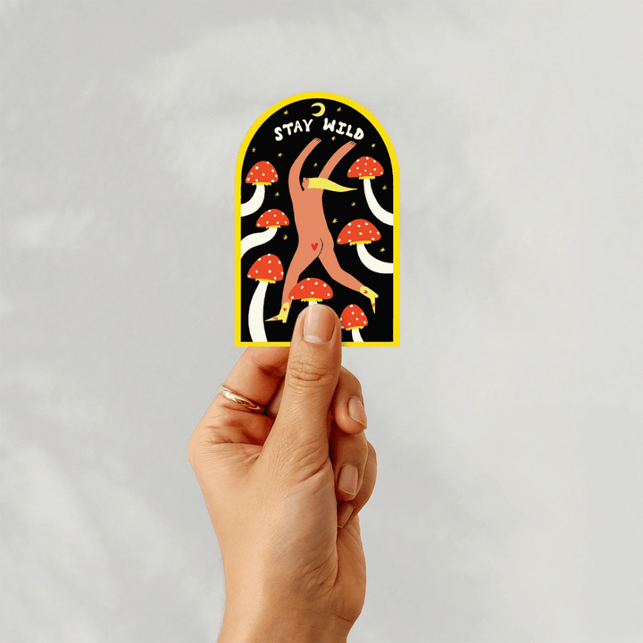 Stay Wild Vinyl Sticker