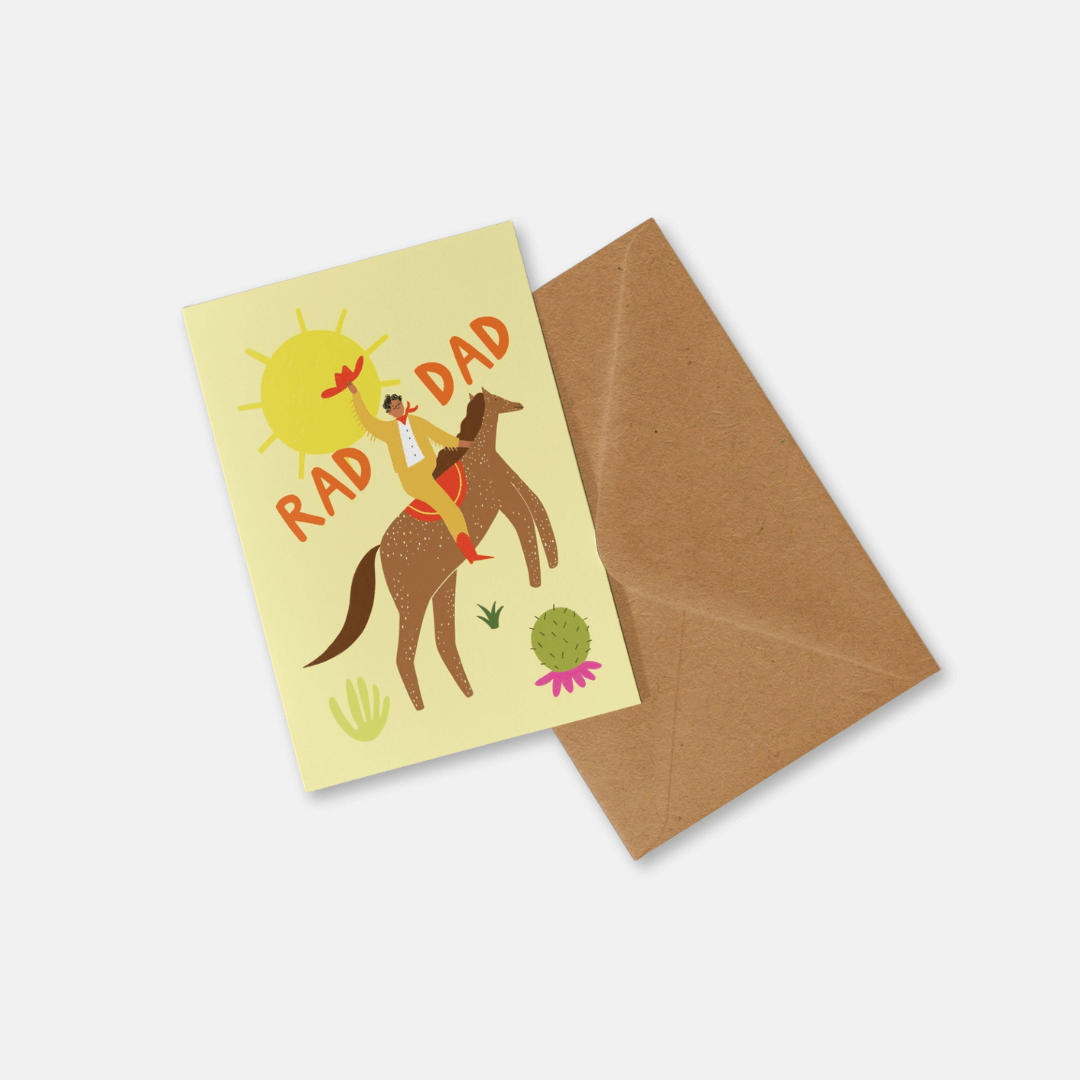 Rad Dad Greetings Card